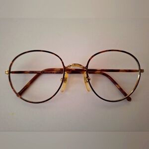Rare Vtg Polo Ralph Lauren Classic IV Deluxe Eyeglasses Frames  Gold Round